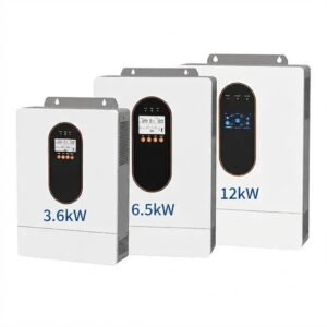 Home Split Hybrid Solar Inverter – 3.6kW, 6.5kW, 12kW models with MPPT, pure sine wave 120/240V, off-grid and grid-tie ready